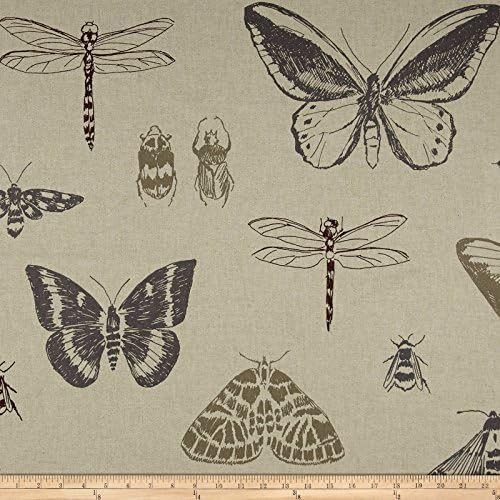 Braemore Wild Things Basketweave Natural Fabric By The Yard