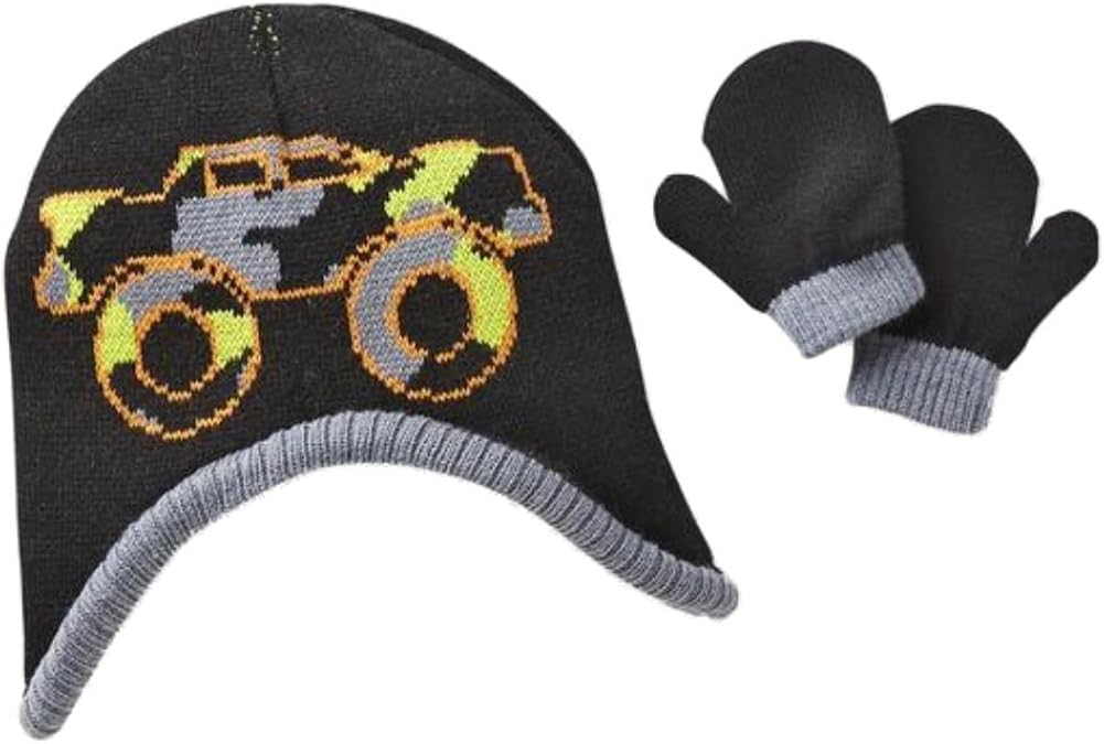 infant camo hat and mittens