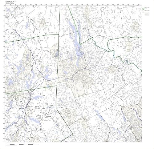 Danbury Zip Code Map Amazon - Danbury, Ct Zip Code Map Not Laminated: Office Products