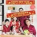 Frienda Chinese 2020 New Year Decorations, New Year Party Suppliers Year of The Mouse Party Banner with 20 Glue Point (Chinese New Year Red)