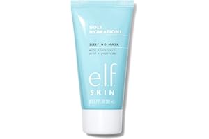 e.l.f. SKIN Holy Hydration! Sleeping Mask, Moisturizing & Plumping Dual-Use Sleep Or Rinse-Off Face Mask, Soothes Skin With A Creamy Formula