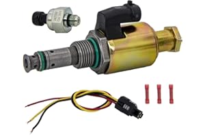 HAOFANG 7.3L Fuel Injection Pressure Regulator IPR Valve + ICP Control Sensor Fits 1995-2003 Fords V8 Diesel Turbocharged Fords F-250 F-350 F-450 F-550 F650 F750 E-350 E-450 E-550# F81Z9C968AA