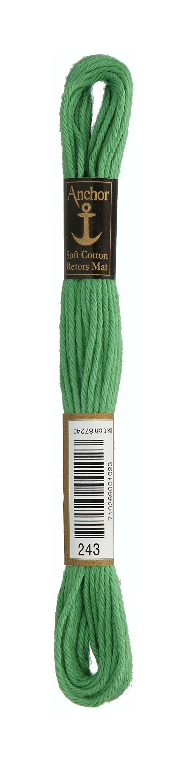 ANCHOR Embroidery Threads Matt Embroidery Thread, Run Length: 10M heckengrün