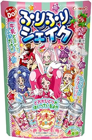 Amazon キラキラプリキュアアラモードふりふりシェイク 8入 食玩 粉末清涼飲料 プリキュア 通販