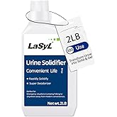 LaSyL Super Absorbent Powder - 100 Use, Solidify Body Fluids in 1 Min - Easy to Port Waste Liquid - for Camping Portable Toil