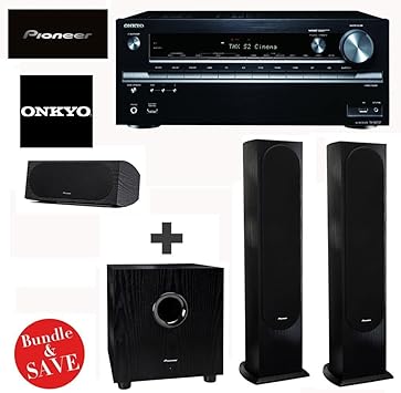 Onkyo Tx Nr737 7 2 Channel Network A V Receiver 2 Pioneer Sp