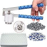 20mm Flip Vial Crimper + 100 Glass Vials (10 ml) + 100 Rubber Stoppers + 100 Plastic-aluminum Flip Caps