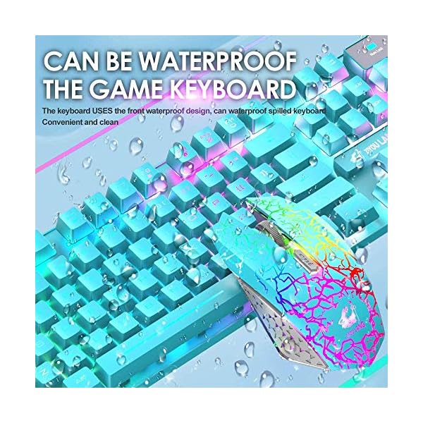 Wireless-Keyboard-Mouse-Combo-Rainbow-Backlit-24G-Rechargeable-Mechanical-Feel-104-Keys-Gaming-Keyboard-2400DPI-6-Buttons-Optical-Rainbow-LED-Gaming-Mouse-Free-Mouse-Pads-Compatible-with-PC Wireless Keyboard Mouse Combo Rainbow Backlit 2.4G Rechargeable Mechanical Feel 104 Keys Gaming Keyboard 2400DPI 6…