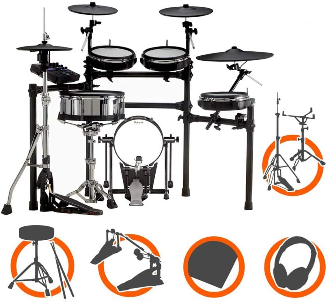 Amazon Co Jp Roland V Drums Td 27kv S Ultra W Kd 120 Twin Full Option Set Musical Instruments