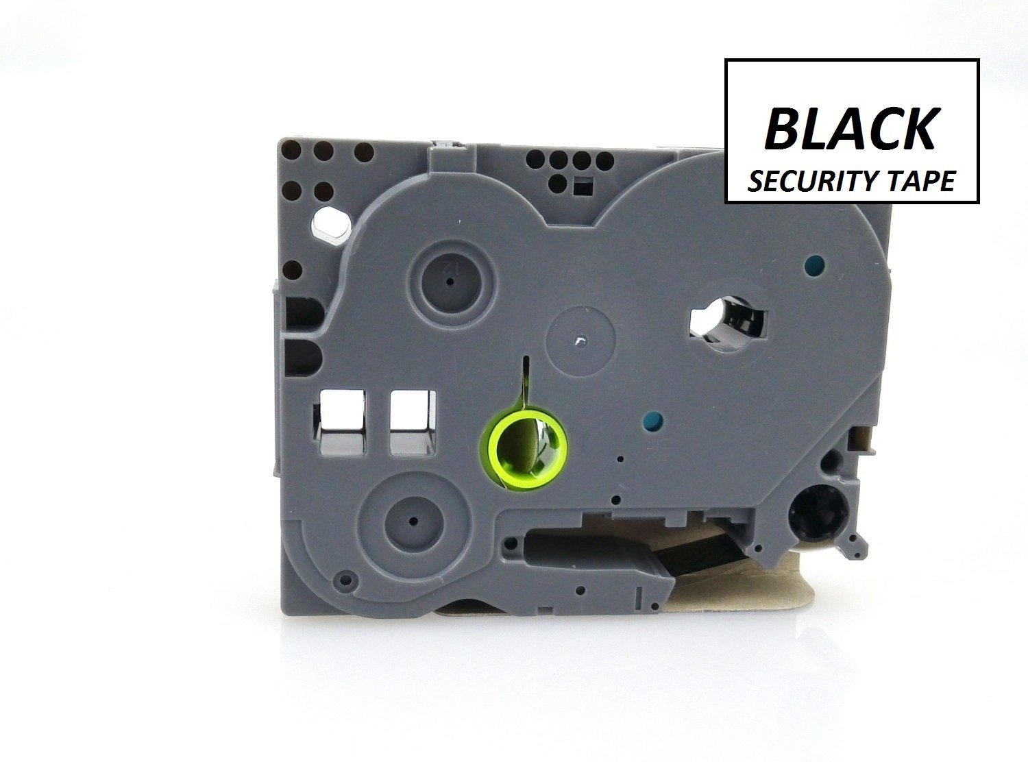 6mm Width Laminated Label Tape for Brother P-Touch PT-1000. Black ON White Security Tape. 8m in Length. TZe-SE1. See Description for List of Compatible Printers. TZ-SE1