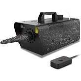 1byone 650W Snow Machine with Wired Remote Control | Great Snowflakes Machine for Kids, Christmas Parties, Parades, Outputs 2000CFM