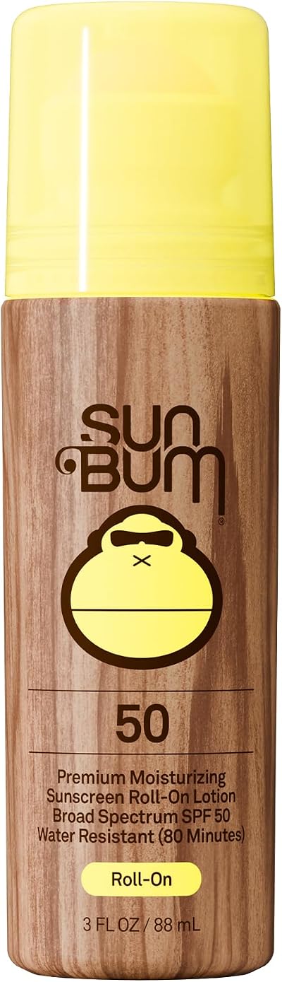 Sun Bum SPF 50 Sunscreen Roll-On Lotion Vegan Hawaii Reef Act Compliant 3 oz
