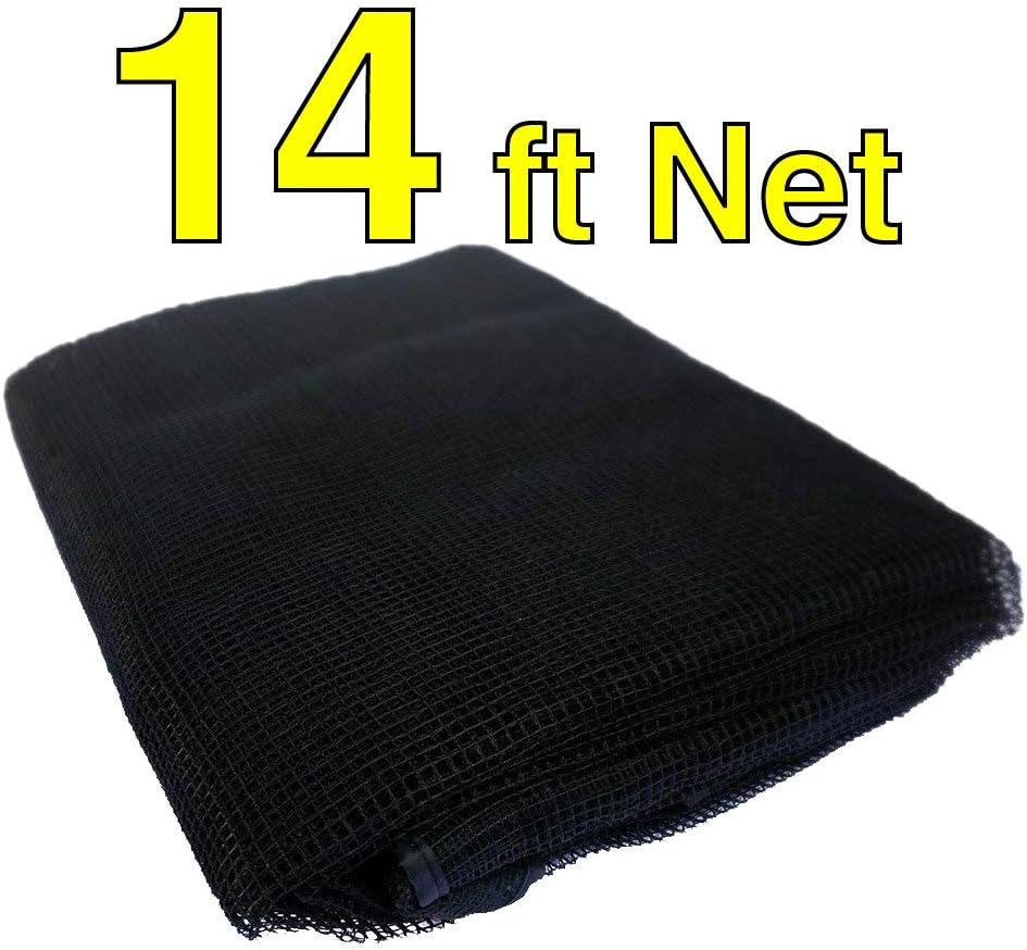 Trampoline Pro Trampoline Replacement Net for A 14 Ft Trampoline Frame Net with Fits 3 Arches and Using Sleeves Safer and Higher-Quality Featuring Reinforced Stitching and High-Test Nylon Webbing