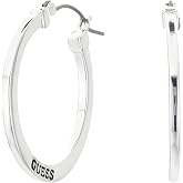 GUESS Basic Logo Hoop Earrings