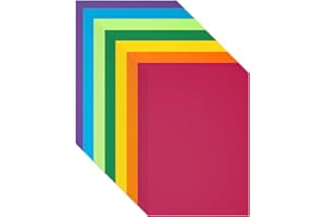 MAGECUBIKU Construction Paper 8.5x11 in,70 Sheets,Set of 7 Colors Classic Rainbow 178GSM/65LB Heavyweight Construction Paper,Crafts,Arts,School Classroom Art Supplies Assorted Colors Bulk Paper
