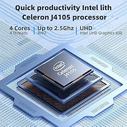 SGIN Laptop 15.6 Inch, 4GB DDR4 128GB SSD Windows