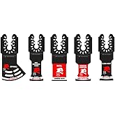 Diablo Universal Fit Oscillating Blade Set - 5-Pieces | Includes Carbide and Bi-Metal Blades for Wood, Metal, Plastics and Drywall - DOU5S