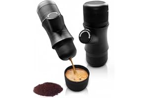 Portable Espresso Machine - Manually Operated - Compact Handheld Coffee Maker - No Batteries - Perfect for Travel, Camping, B