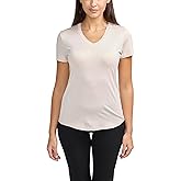 Aeropostale Womens Performance Short Sleeve V-Neck