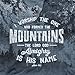 Kerusso Men's The One Who Formed The Mountains - All Over Print T-Shirt - Indigo -LG