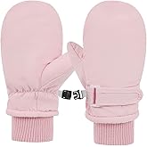 PLZSITDOWN Toddler Winter Gloves Mittens Waterproof Snow Gloves for Baby Girls Boys Infant