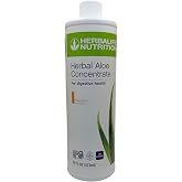 Herbalife Aloe Concentrate Pint: Mandarin Flavor 16 FL Oz (473 ml) for Digestive Health with Premium-Quality Aloe, Gluten-Free, 0 Calories, 0 Sugar, Naturally Flavored