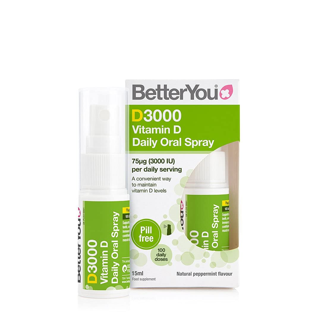 BetterYou D Lux 3000 Oral VIT D3 Spray - 15ml (Pack of 2)