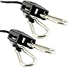 Apollo Horticulture GLRP18 Pair of 1/8" Adjustable Grow Light Rope Hanger w/ Improved Metal Internal Gears