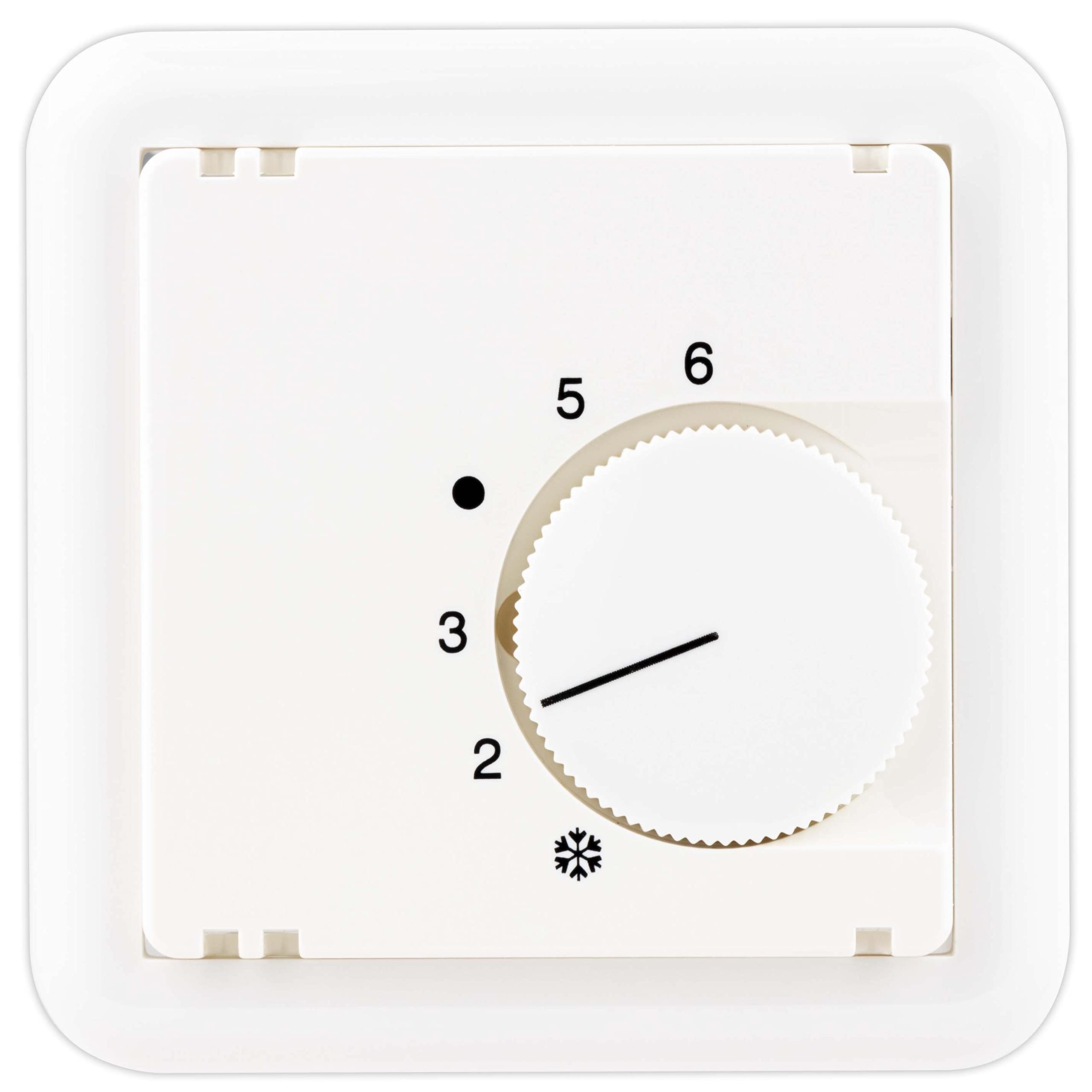 REV Vario 0216890106 Cover for Heating Controller (Change Contact), Control Panel Thermostat Heating, White — image 1