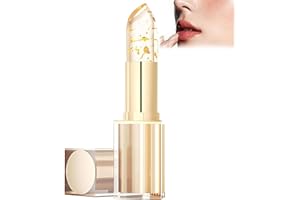 Fenvio Ph Adjusting Lipstick,Color Changing Long Lasting Glossy ShineTransparent Gold Shimmer for Mature Lips,Non-stick Cup