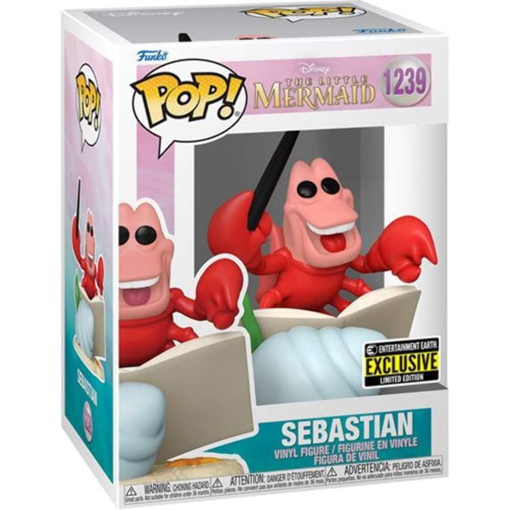 Funko The Little Mermaid Sebastian Pop! Vinyl Figure - Entertainment Earth Exclusive