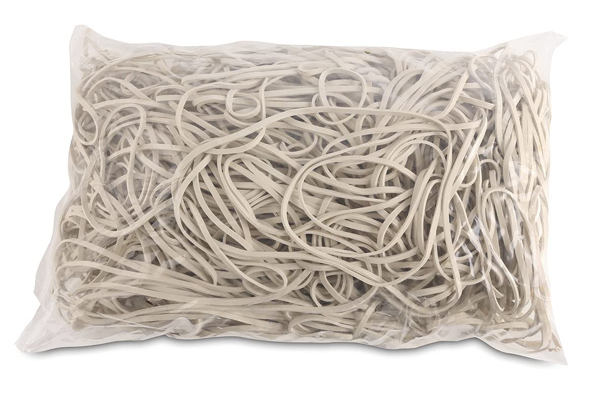 Rubber Bands OFFICE PRODUCTS Diameter 130mm 1,5x1,5mm 1000g White/Small Office Accessories/Type-Standard/Material-Rubber/Weight (g)-1000 / Colour-White/Size-1,5x3mm