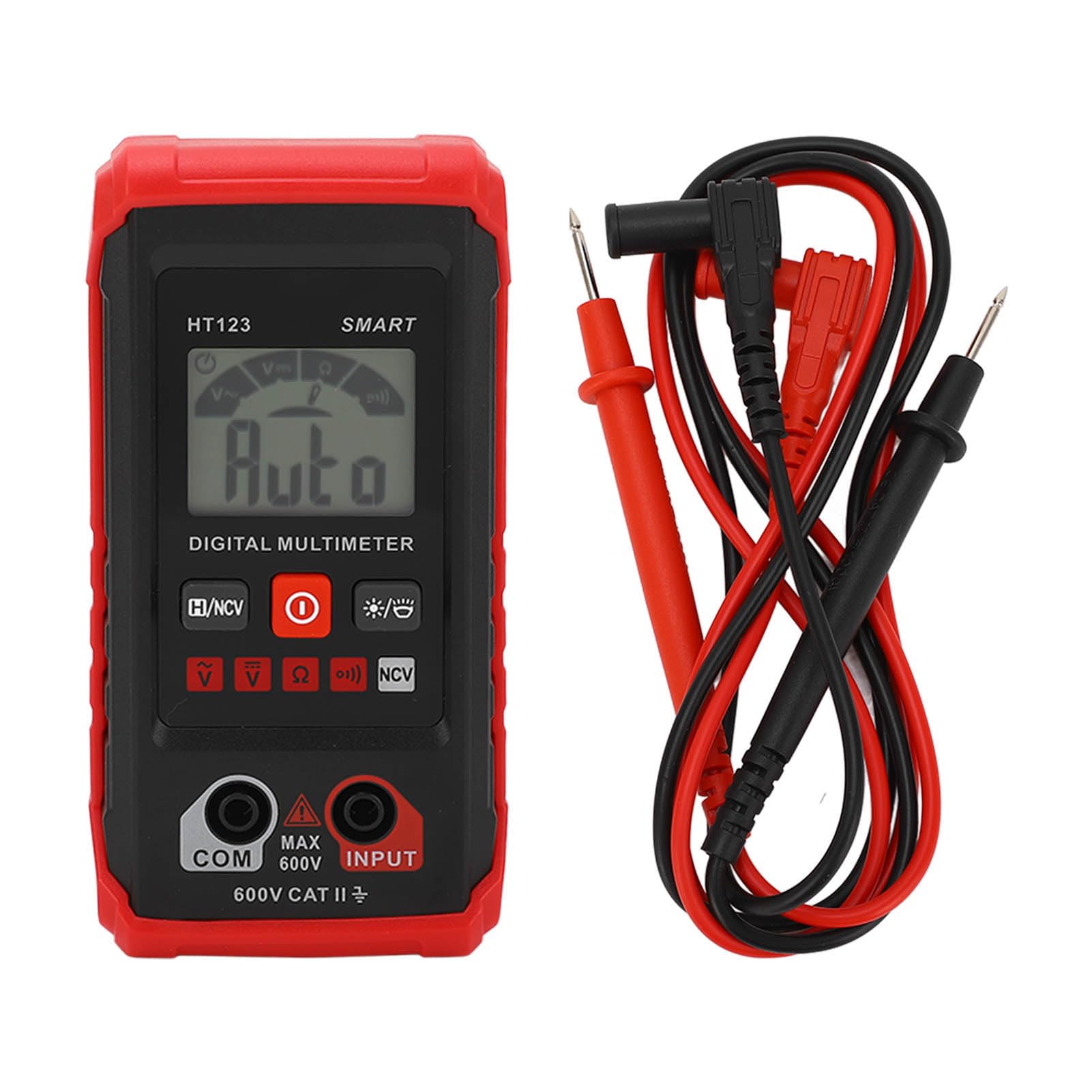 Digital Multimeter Kit 4000 Counts Smart High Accuracy Non Contact Automatic Ranging Ohm Amp Volt Tester, Accurately Measures Voltage Current Meter