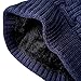 Loritta Winter Hat Warm Knitted Thick Baggy Slouchy Beanie Skull Cap for Men, A-Blue with Weave, 1 Pack