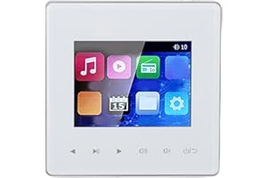 Bewinner Wall Mount Music Amplifier, Smart Wall Amplifier 87.5-108MHz for Home Theater