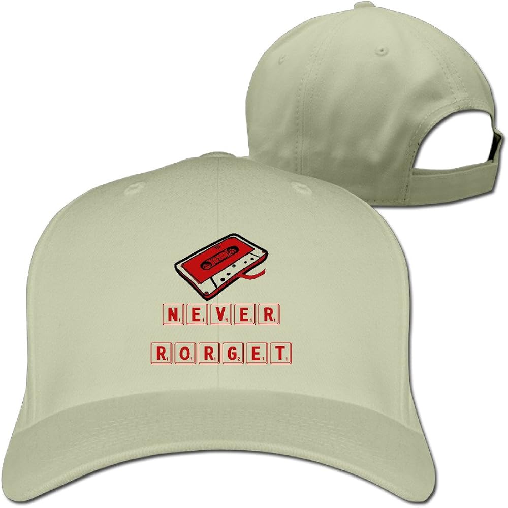 Never Retro Funny Novelty Graphic Baseball Hats