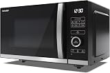 Sharp YC-QS254AU-B 25 Litre 900W Digital Flatbed Microwave Black