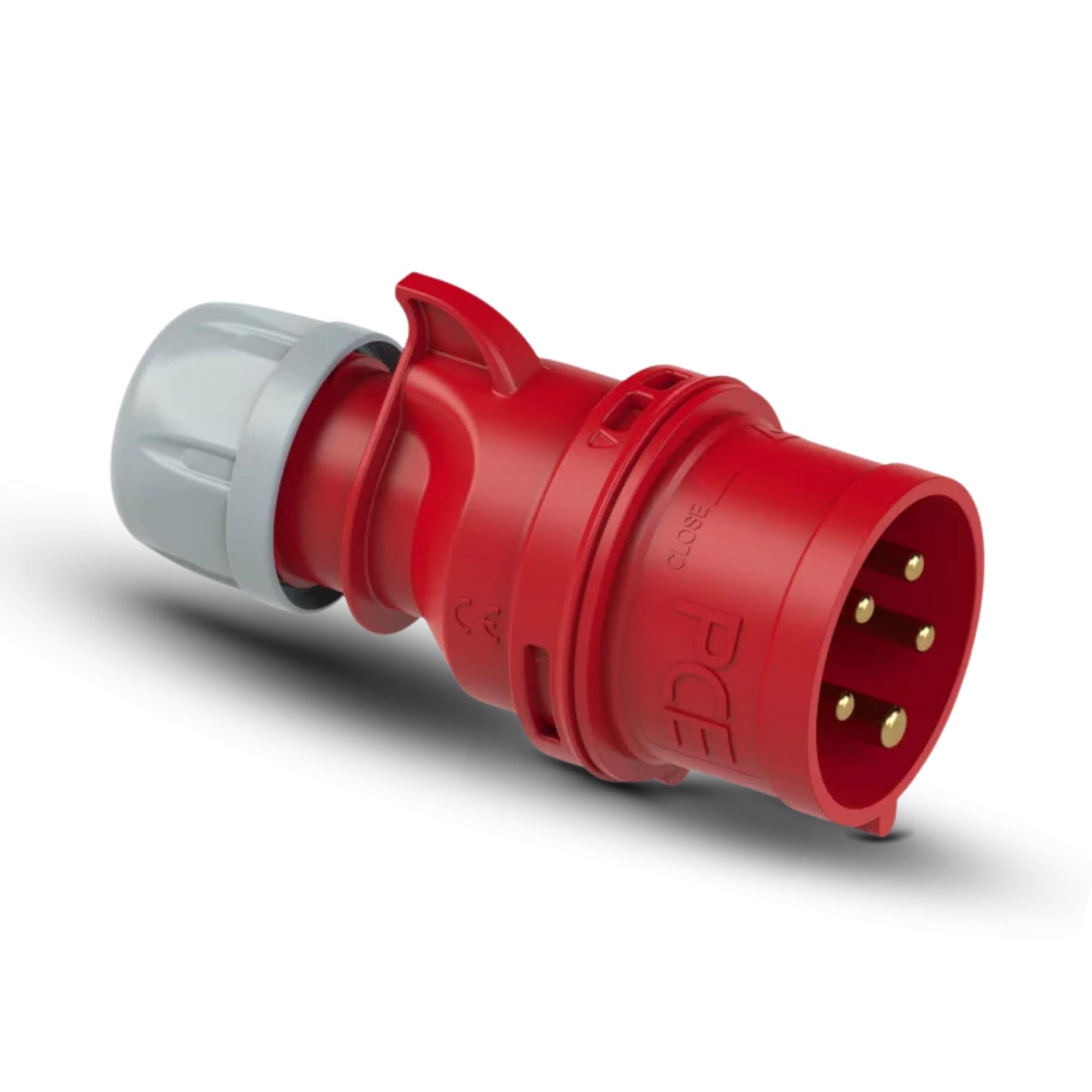 Boppon PC Electric 025-6 Euro Plug Shark 5-pin 32 Amp IP44, red