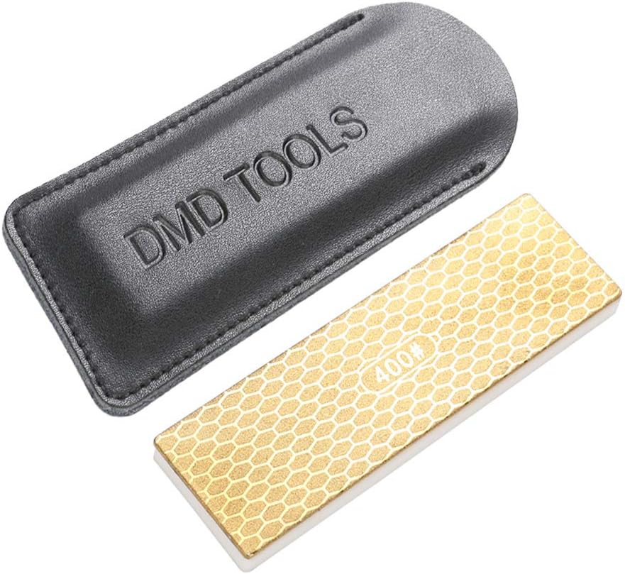 Pocket Double Sided Diamond/Ceramic Knife Sharpening Stone