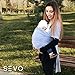 Soft Baby Wrap Sling Carriers – 100% Natural Cotton Safe for Newborn – Styles Infant Blankets – Perfect for Shower Gift - Color Grey
