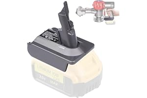 BTRUI for Dyson V7 Battery Adapter for Dewalt 20V Battery Convert to for Dyson SV11 V7 Animal Cordless Stick Vacuum Cleaner Handheld Vacuum Converter (only DW20V7 Adapter)