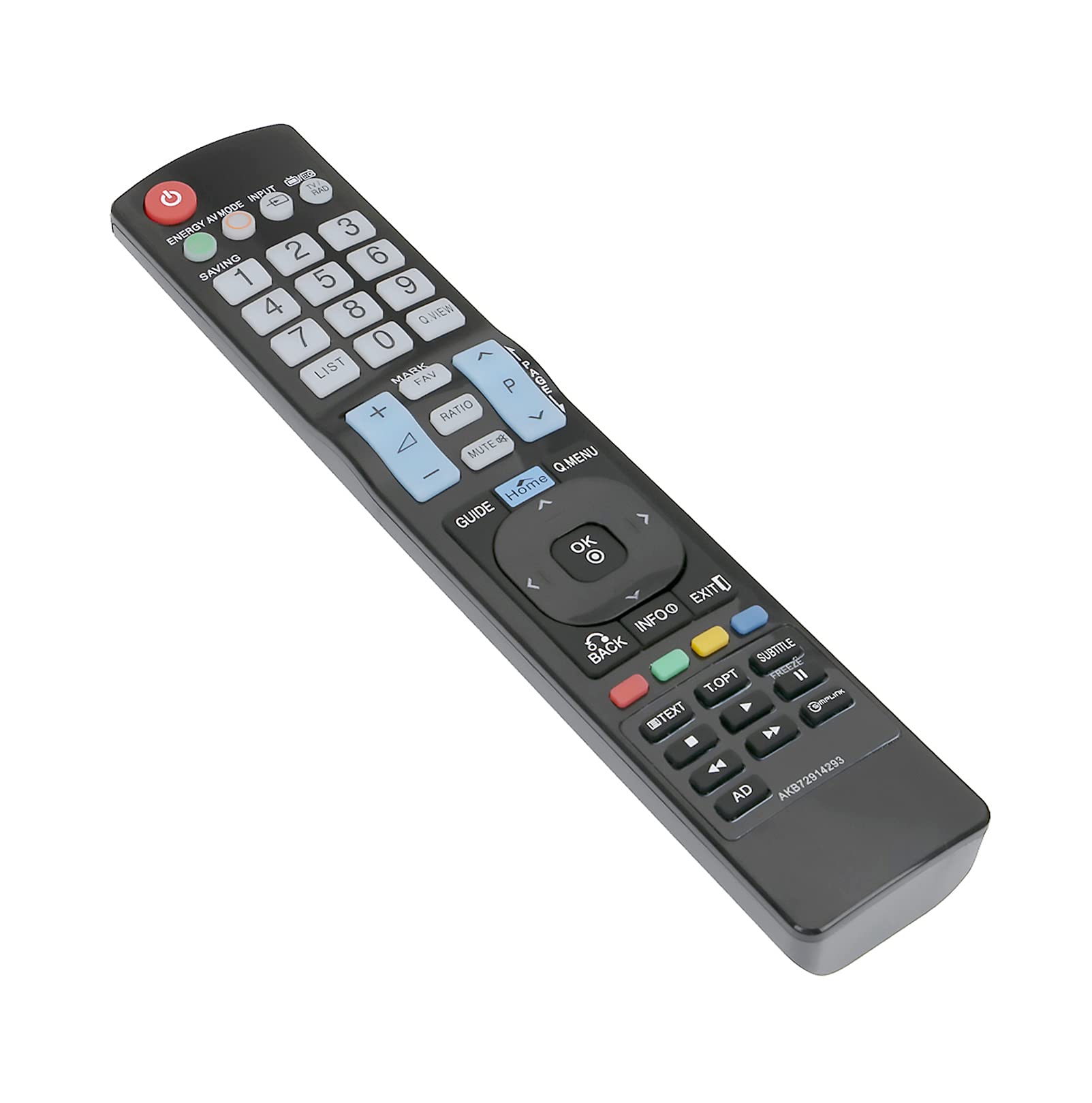 AULCMEET AKB72914293 Replaced Remote Control Compatible with LG 4K LED TV 60PZ250A-ZB 60PZ250T-ZB 42PW450-ZA 50PW450T-ZA 50PW451-ZD 50PW451N-ZD 26LV551N-ZD 26LV5510-ZD 26LV551A-ZD 47LW450U 47LW540U