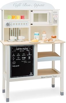 New Classic Toys 11070 Juego de rol - Juegos de rol (Cocina y Comida, Estuche de Juego, 3 año(s), Niño, Chica, Negro, Blanco, Madera): Amazon.es: Juguetes y juegos