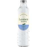 Loonen Sparkling Water, 750 mL Glass Bottle, Spring Sourced Purified Water | Fine Bubble Carbonation, Mineral Balanced, Lab Tested for Microplastics &amp; PFAS, NSF Certified, 25.4 Fl Oz