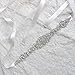 E-Clover Bridal Crystal Rhinestone Wedding Dress Sash Belt With Ribbon (Off White)