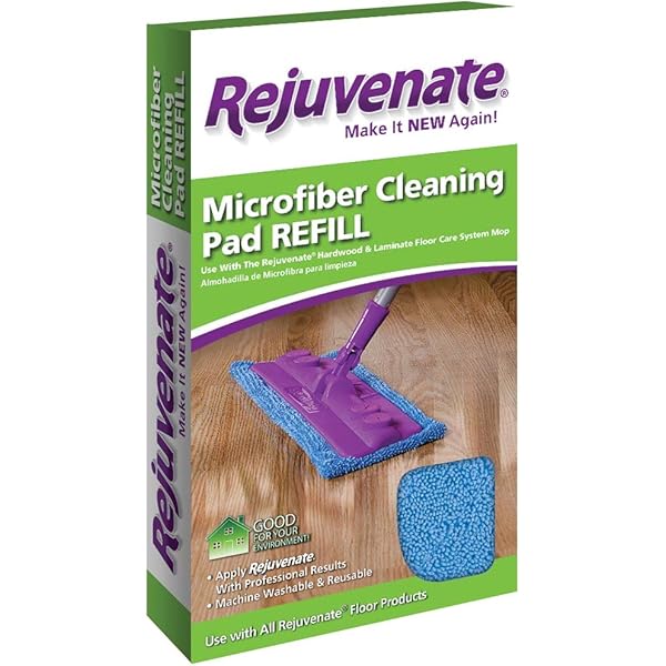 Rejuvenate Microfiber Dusting Pad Refill Fits Hardwood Laminate