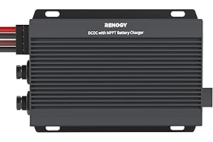 RENOGY REGO DC to DC Charger with MPPT 12V/24V 50A 720W IP67 Waterproof Auto-Voltage Buck/Boost Charging for Lithium AGM Gel Batteries in RV Marine Off-Road