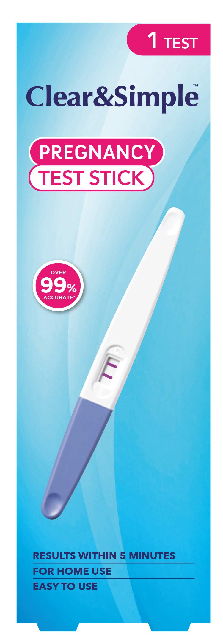 Clear & Simple 8155756 Pregnancy Test Kit