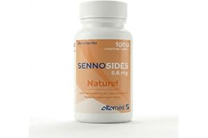 Altamed Sennosides 8.6 mg Tablets 1000 Natural Senna Supplement for Adults Supporting Gentle Relief - Coated Brown (Brun)
