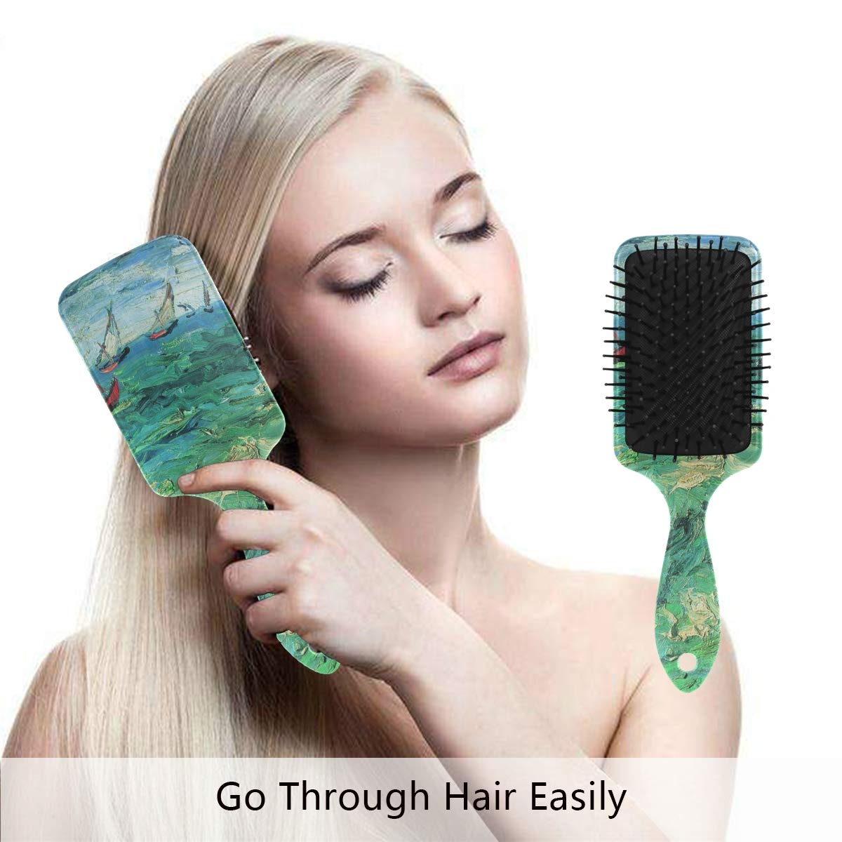 Amazon Com Hair Brush Natural Boar Bristle Hairbrush Boat